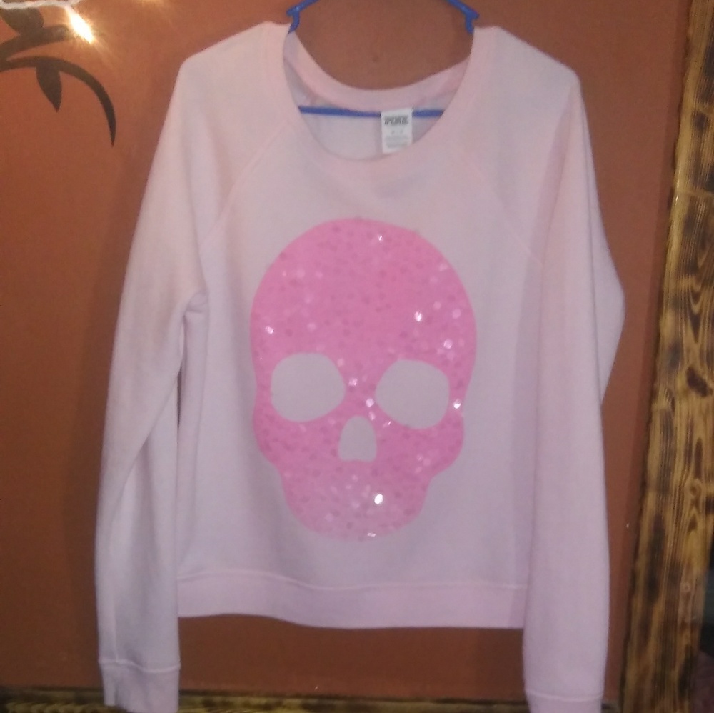 Victoria's Secret PINK skull sweatshirt